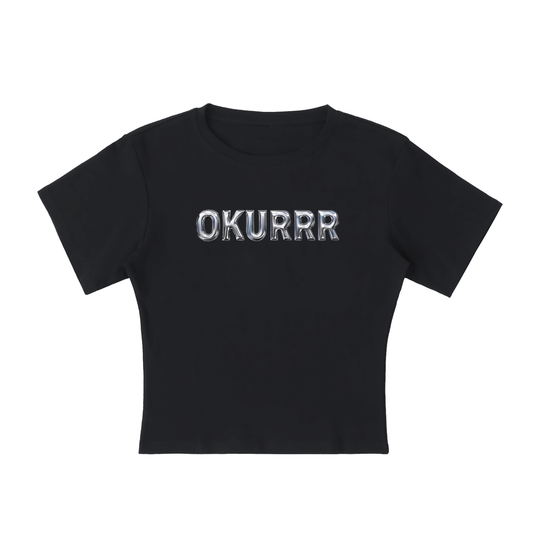 Baby Tee MIDNIGHT / S OKURRR Baby Tee ~ GAYSBIE PREMIUM MATERIALS
