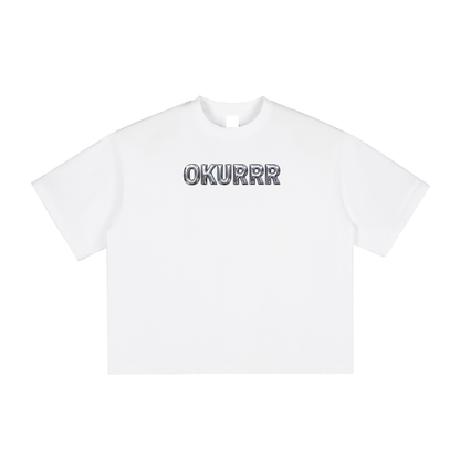 Boxy Tee ICE / S OKURRR Heavy Boxy Tee ~ GAYSBIE ODMPOD