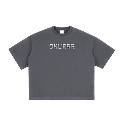 Boxy Tee STORM / S OKURRR Heavy Boxy Tee ~ GAYSBIE ODMPOD