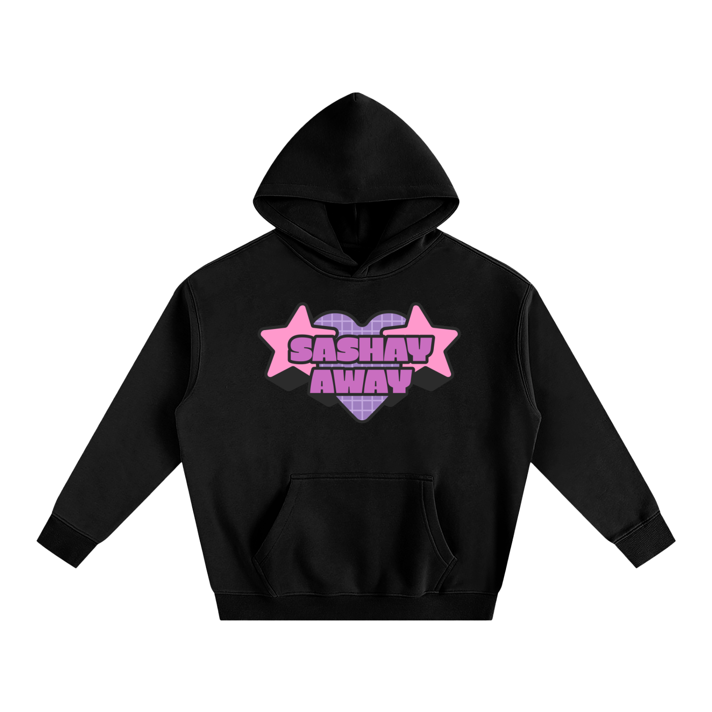 Black / S Oversize Fleeced Hoodie ODMPOD