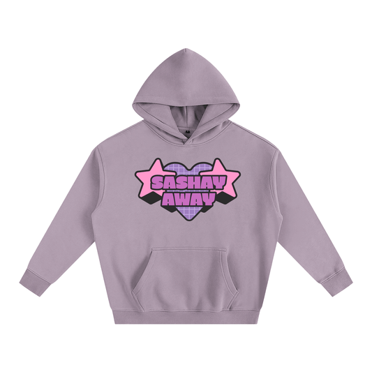 Dark Purple / S Oversize Fleeced Hoodie ODMPOD