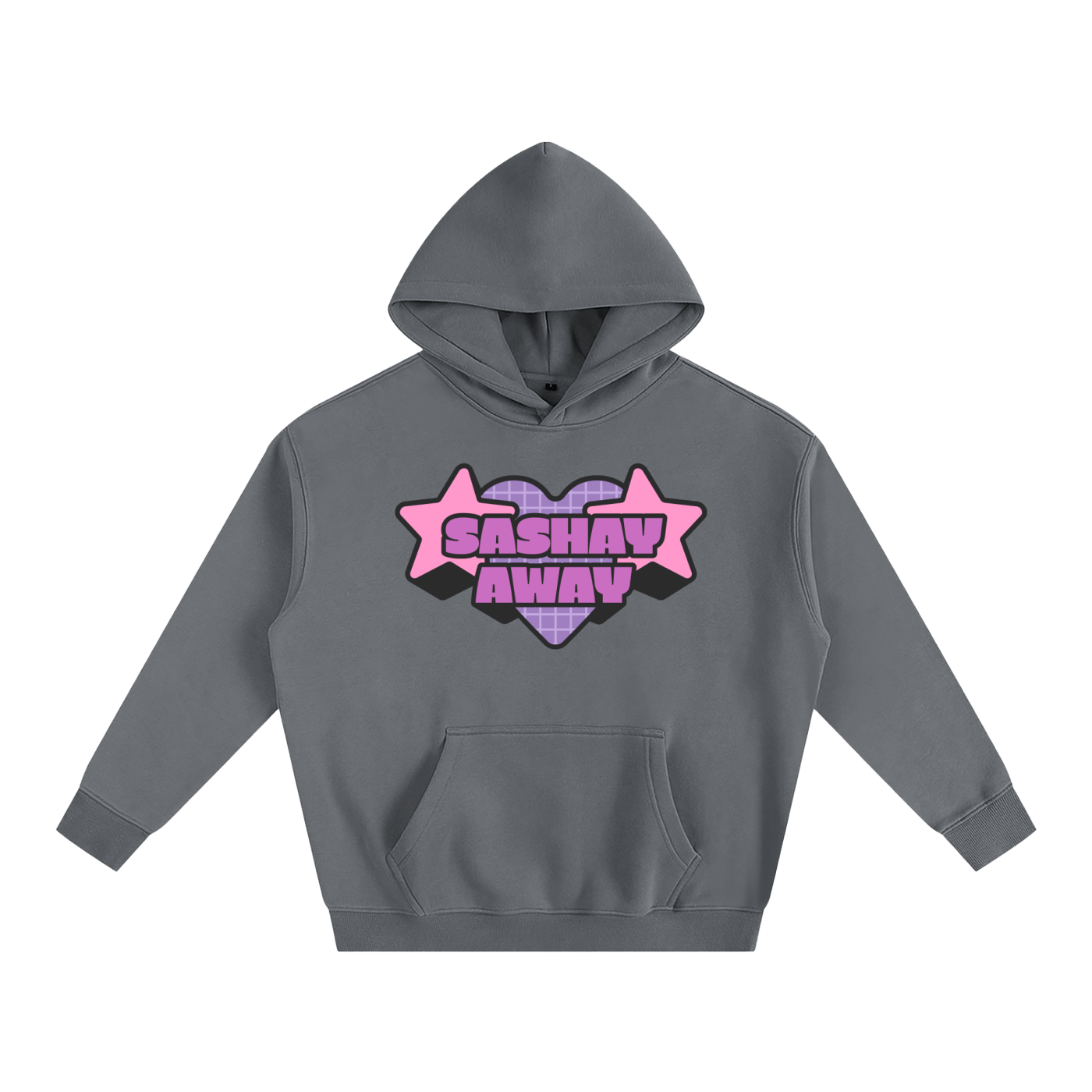 Gray / S Oversize Fleeced Hoodie ODMPOD