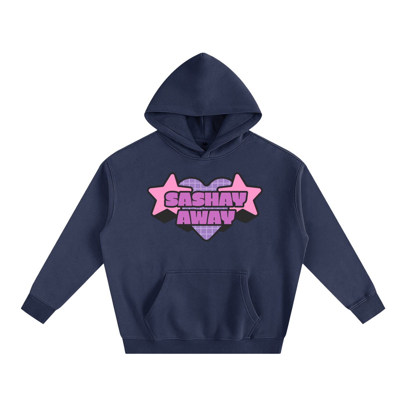Navy Blue / S Oversize Fleeced Hoodie ODMPOD