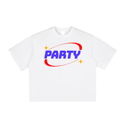 Boxy Tee ICE / S PARTY Heavy Boxy Tee ~ GAYSBIE PREMIUM MATERIALS