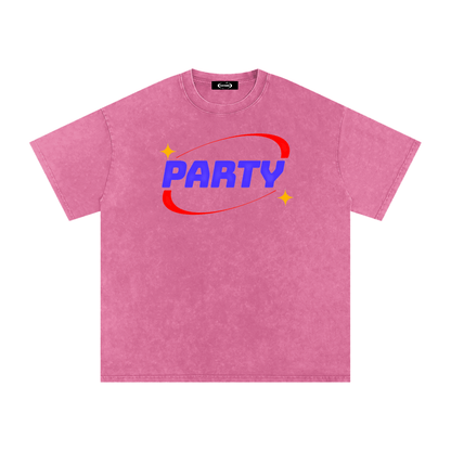 Oversize Tee PINK / S PARTY Oversized Premium Tee ~ GAYSBIE PREMIUM MATERIALS
