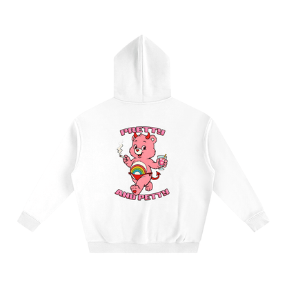 Premium Hood PRETTY AND PETTY Bear Heavy Fleece Hoodie ~ GAYSBIE PREMIUM MATERIALS