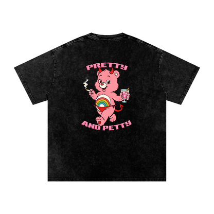 Oversize Tee PRETTY AND PETTY Premium Oversized Tee ~ GAYSBIE PREMIUM MATERIALS