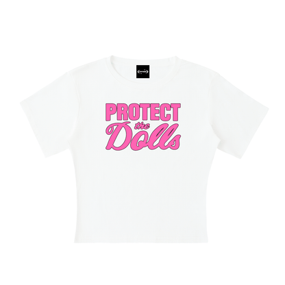 Baby Tee ICE / S Protect The Dolls Baby Tee ~ GAYSBIE PREMIUM MATERIALS
