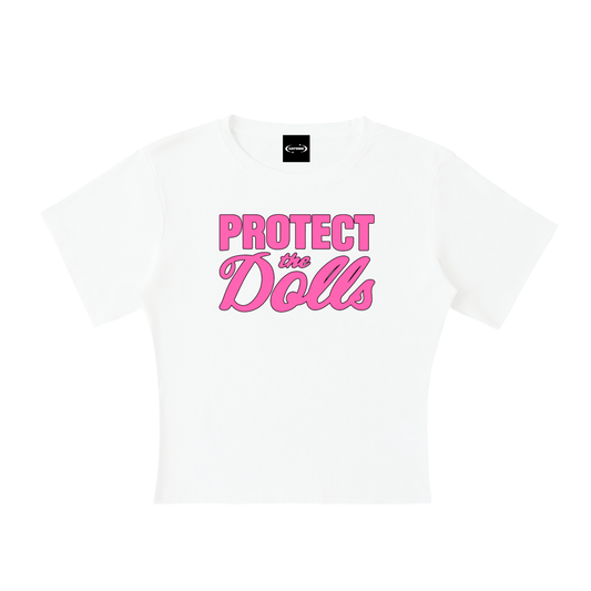 Baby Tee ICE / S Protect The Dolls Baby Tee ~ GAYSBIE PREMIUM MATERIALS