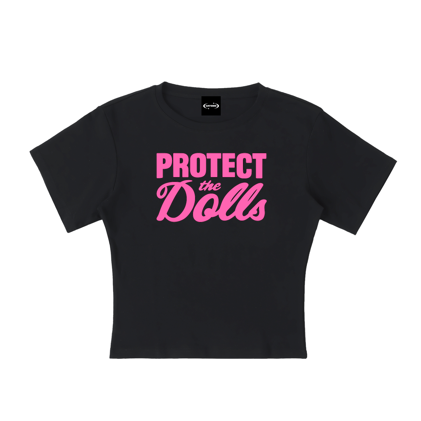 Baby Tee MIDNIGHT / S Protect The Dolls Baby Tee ~ GAYSBIE PREMIUM MATERIALS