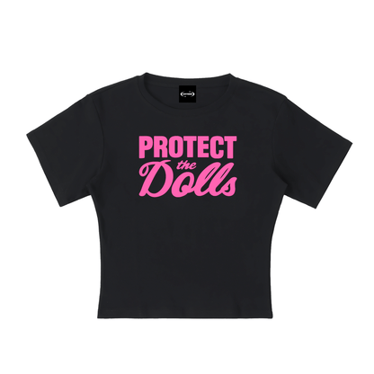 Baby Tee MIDNIGHT / S Protect The Dolls Baby Tee ~ GAYSBIE PREMIUM MATERIALS