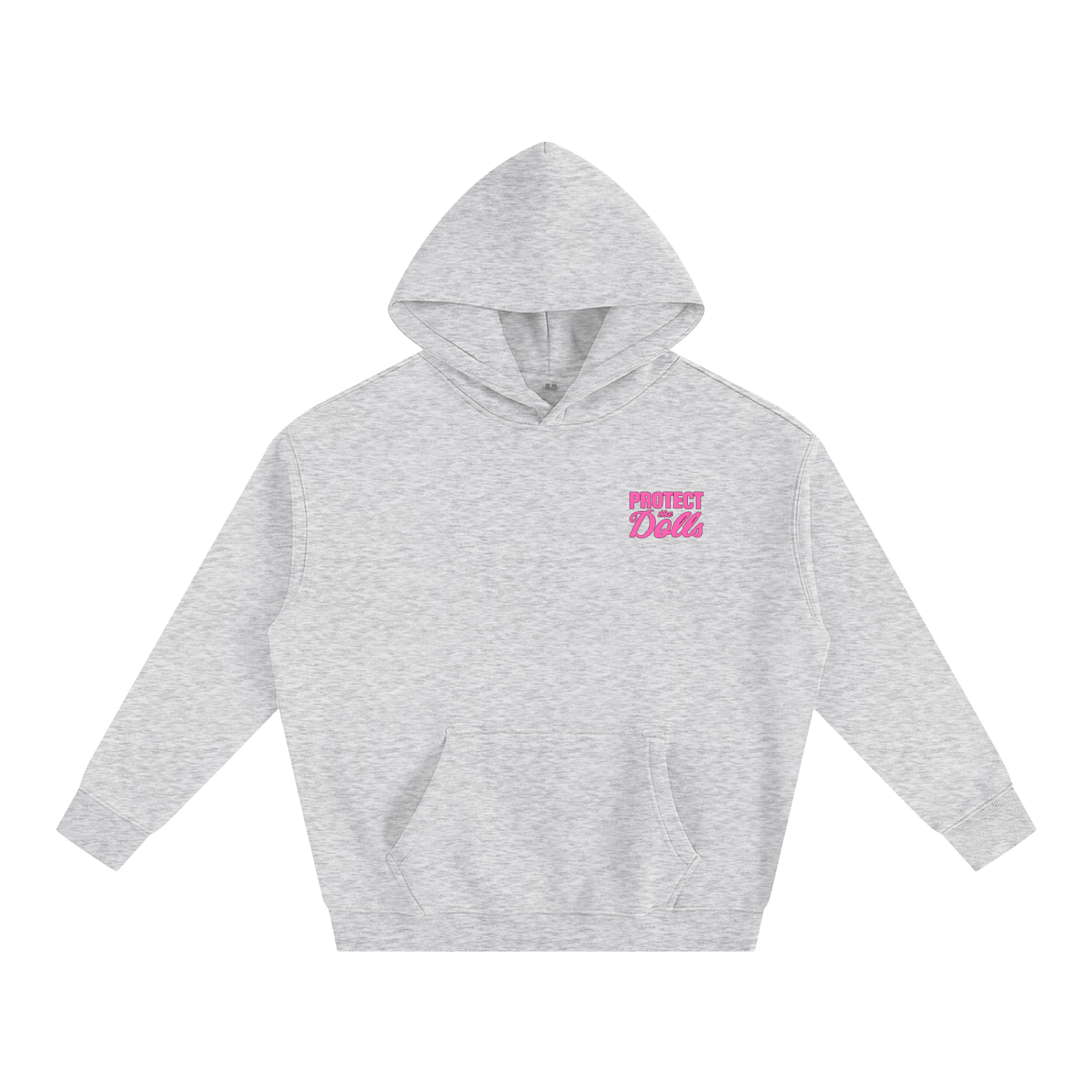 Premium Hood Flower Gray / S Protect The Dolls Heavy Fleece Hoodie ~ GAYSBIE PREMIUM MATERIALS