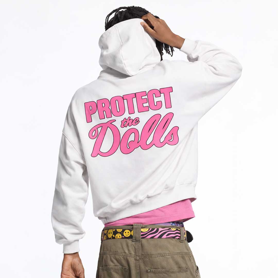 Premium Hood Protect The Dolls Heavy Fleece Hoodie ~ GAYSBIE PREMIUM MATERIALS