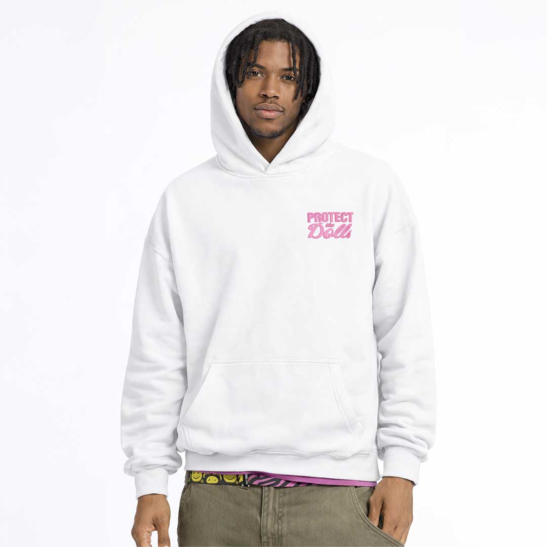 Premium Hood Protect The Dolls Heavy Fleece Hoodie ~ GAYSBIE PREMIUM MATERIALS