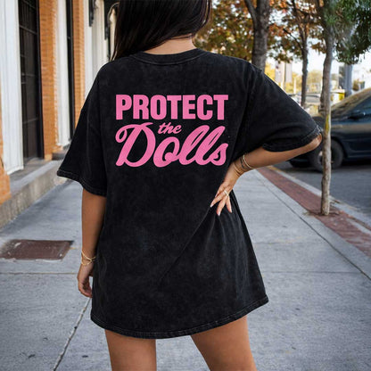 Oversize Tee Protect The Dolls Premium Oversized Tee ~ GAYSBIE PREMIUM MATERIALS