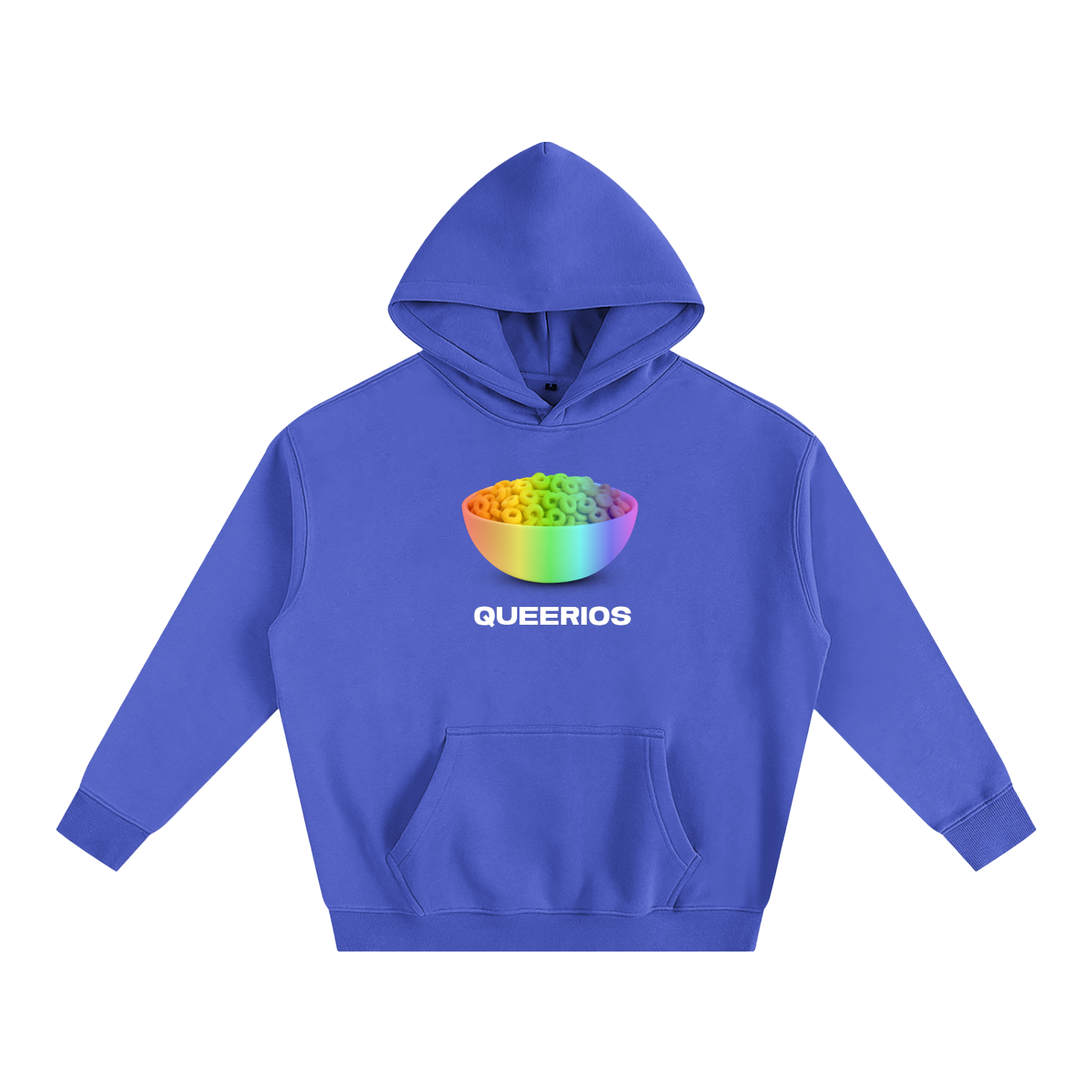 Premium Hood OCEAN / S QUEERIOS Heavy Fleece Hoodie ~ GAYSBIE PREMIUM MATERIALS