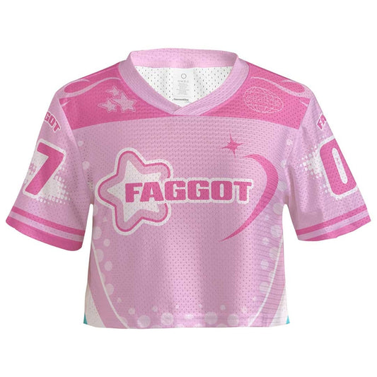 FAGGOT Mesh Crop Jersey ~ GAYSBIE