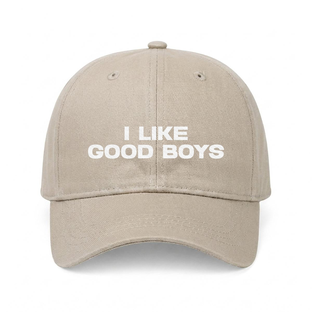 I Like Good Boys Embroidered Cap - Queer Dat Hat USA, UK and Canada