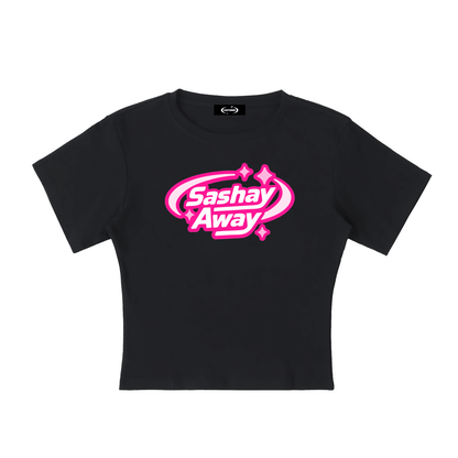 Baby Tee MIDNIGHT / S Sashay Away Baby Tee ~ GAYSBIE PREMIUM MATERIALS