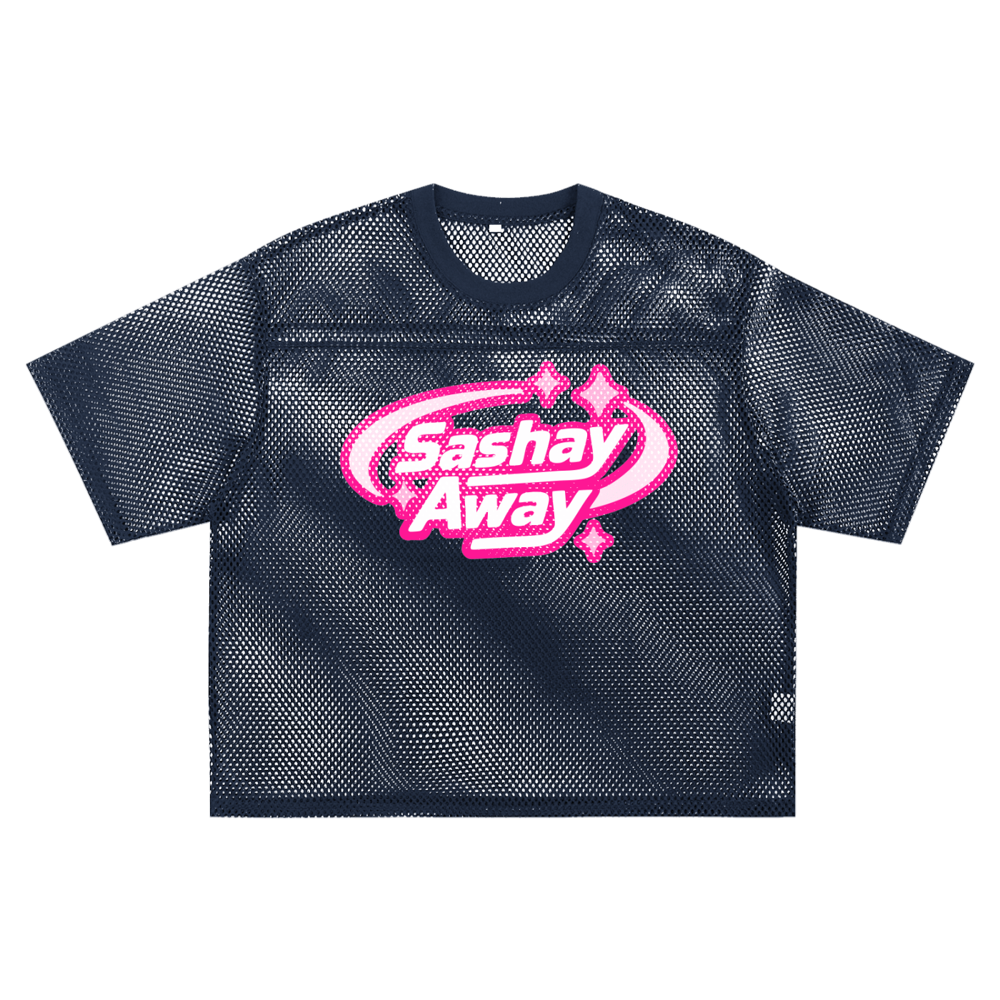 Mesh Tee ECLIPSE / S Sashay Away Boxy Mesh Tee ~ GAYSBIE PREMIUM MATERIALS