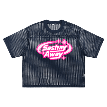 Mesh Tee ECLIPSE / S Sashay Away Boxy Mesh Tee ~ GAYSBIE PREMIUM MATERIALS
