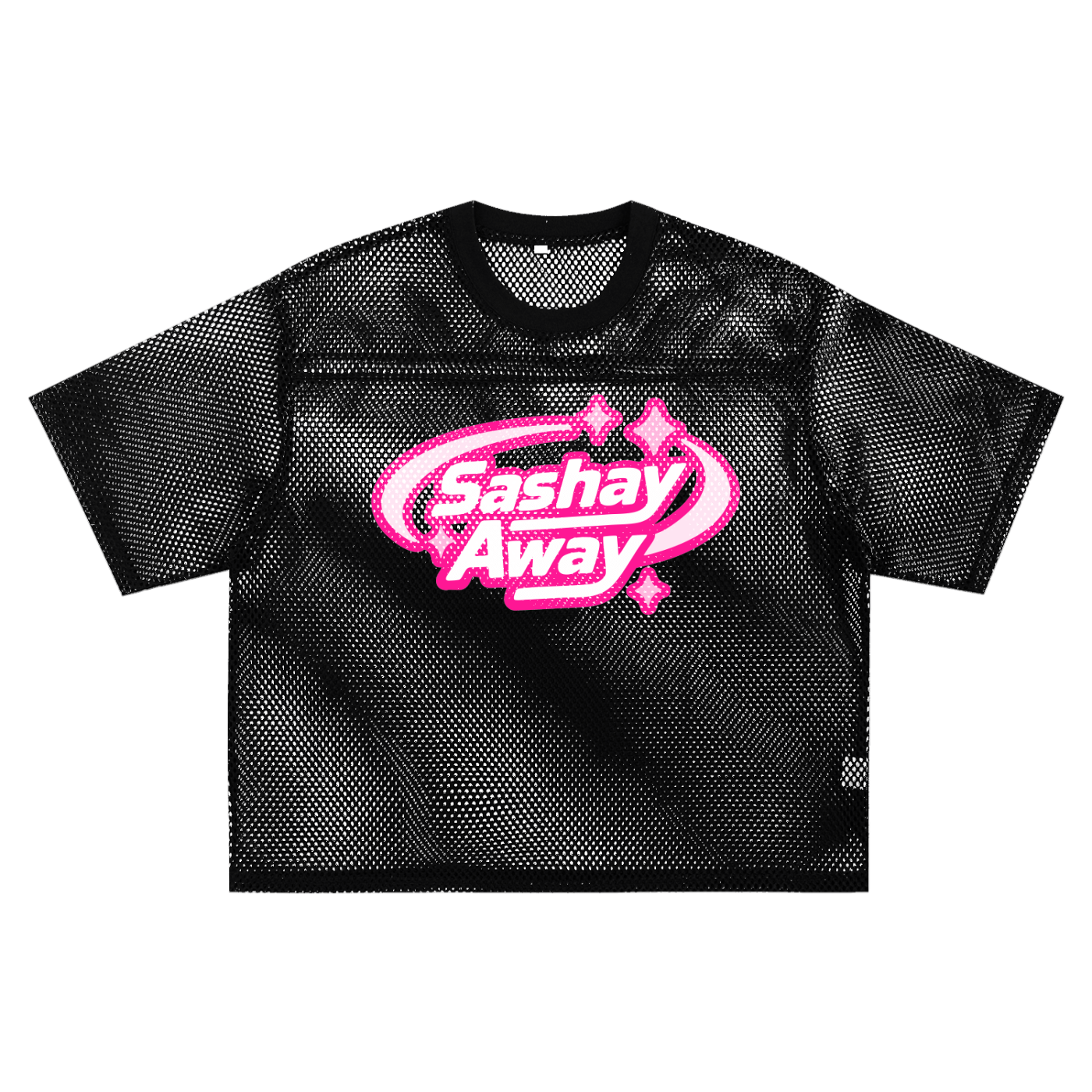 Mesh Tee MIDNIGHT / S Sashay Away Boxy Mesh Tee ~ GAYSBIE PREMIUM MATERIALS