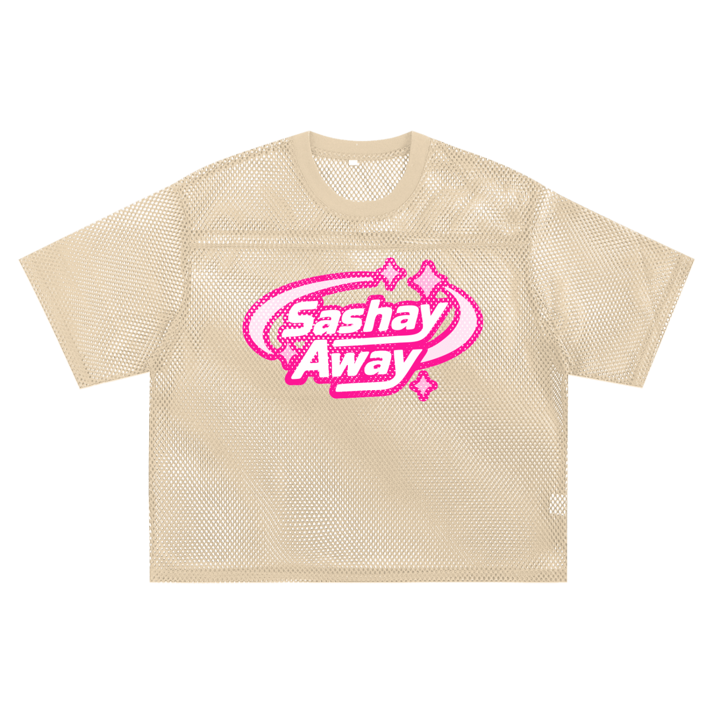 Mesh Tee PEACHY / S Sashay Away Boxy Mesh Tee ~ GAYSBIE PREMIUM MATERIALS