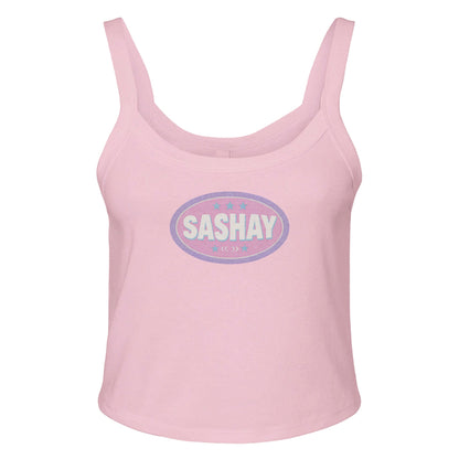 Ribbed Tank BLUSH / XS SASHAY BADGE Baby Ribbed Tank ~ GAYSBIE PREMIUM MATERIALS