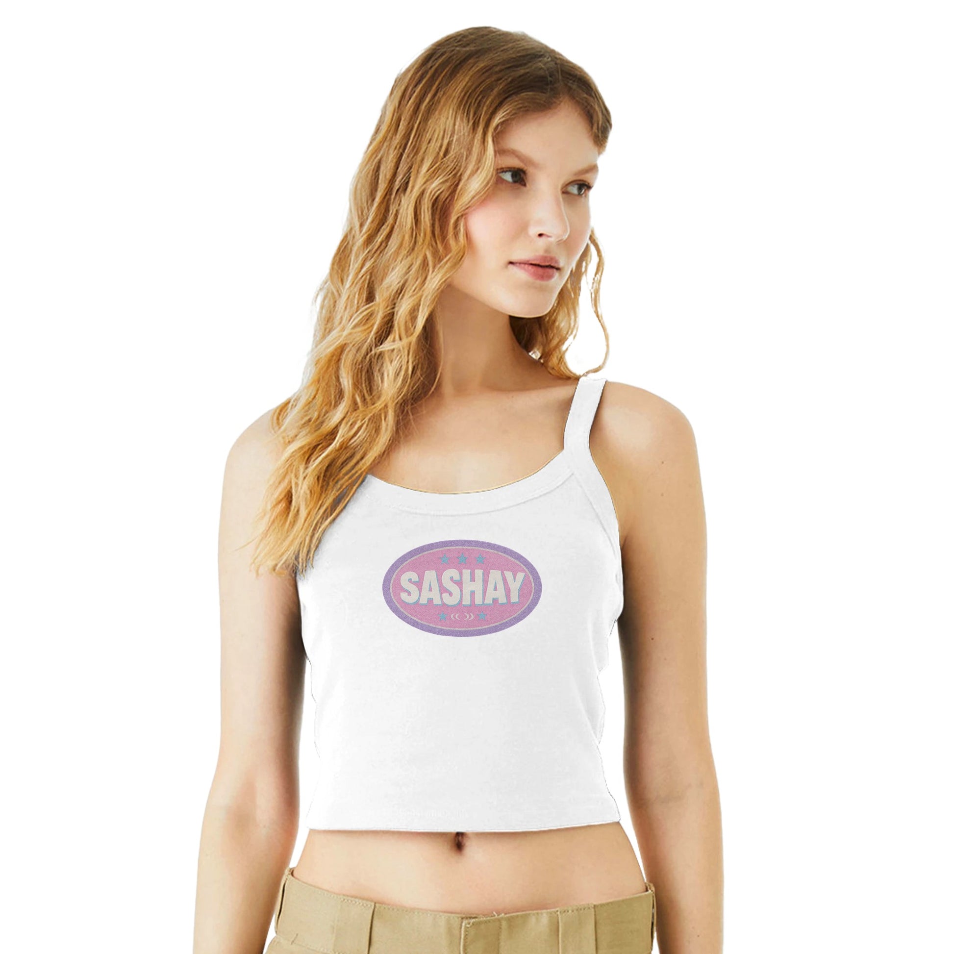 Ribbed Tank SASHAY BADGE Baby Ribbed Tank ~ GAYSBIE PREMIUM MATERIALS