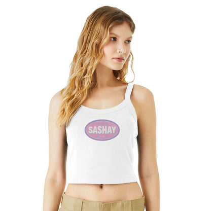 Ribbed Tank SASHAY BADGE Baby Ribbed Tank ~ GAYSBIE PREMIUM MATERIALS
