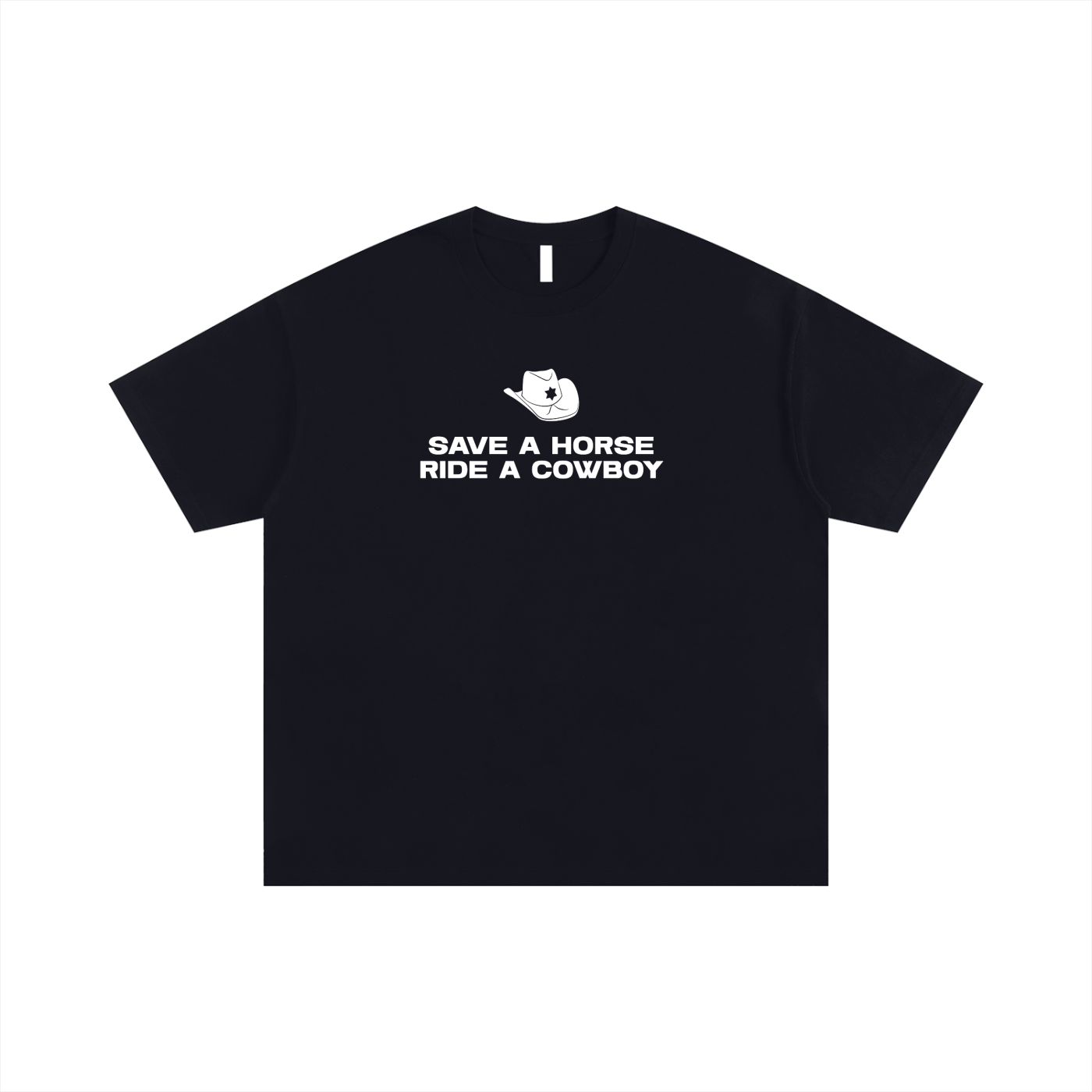 Oversize Tee MIDNIGHT / S SAVE A HORSE RIDE A COWBOY Oversize Signature Tee ~ GAYSBIE PREMIUM MATERIALS