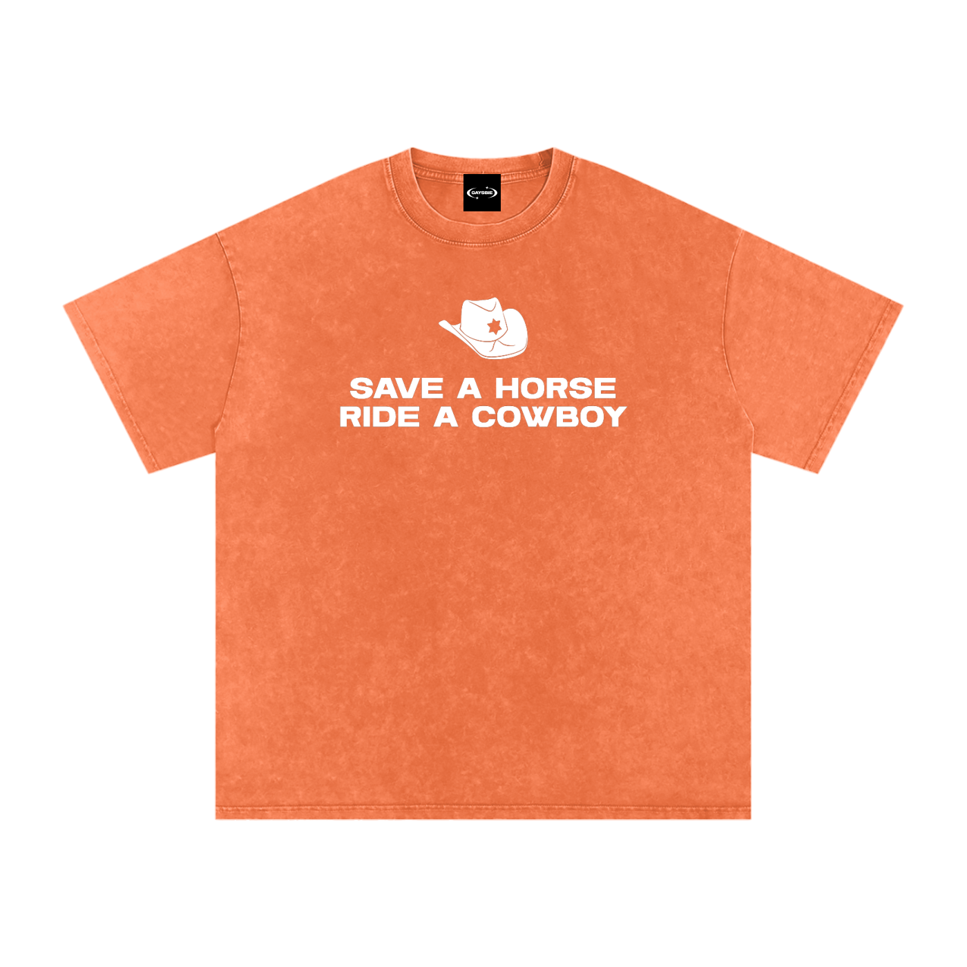 Oversize Tee TROPICAL / S SAVE A HORSE RIDE A COWBOY Premium Oversized Tee ~ GAYSBIE PREMIUM MATERIALS
