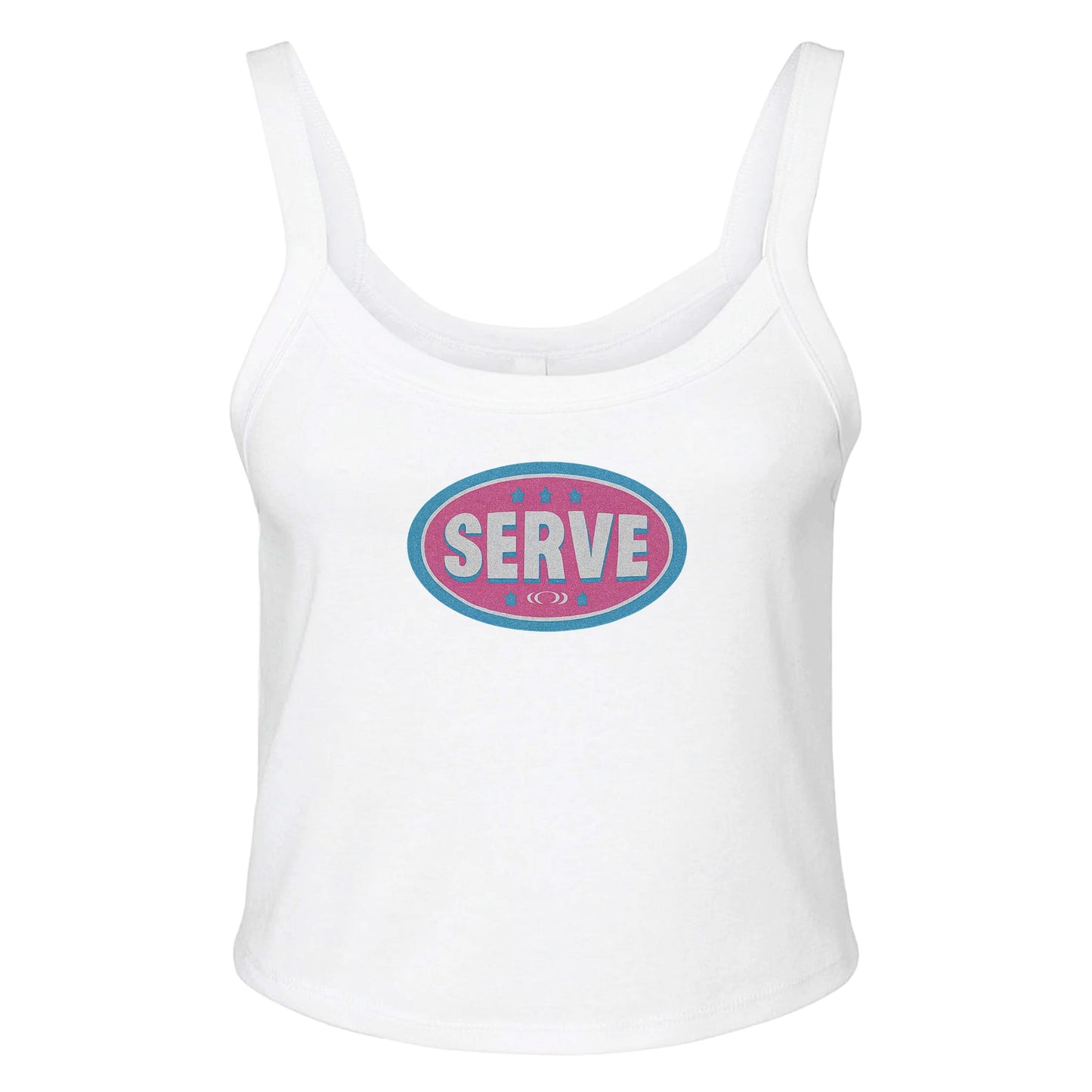 Ribbed Tank ICE / XS SERVE BADGE Baby Ribbed Tank ~ GAYSBIE PREMIUM MATERIALS