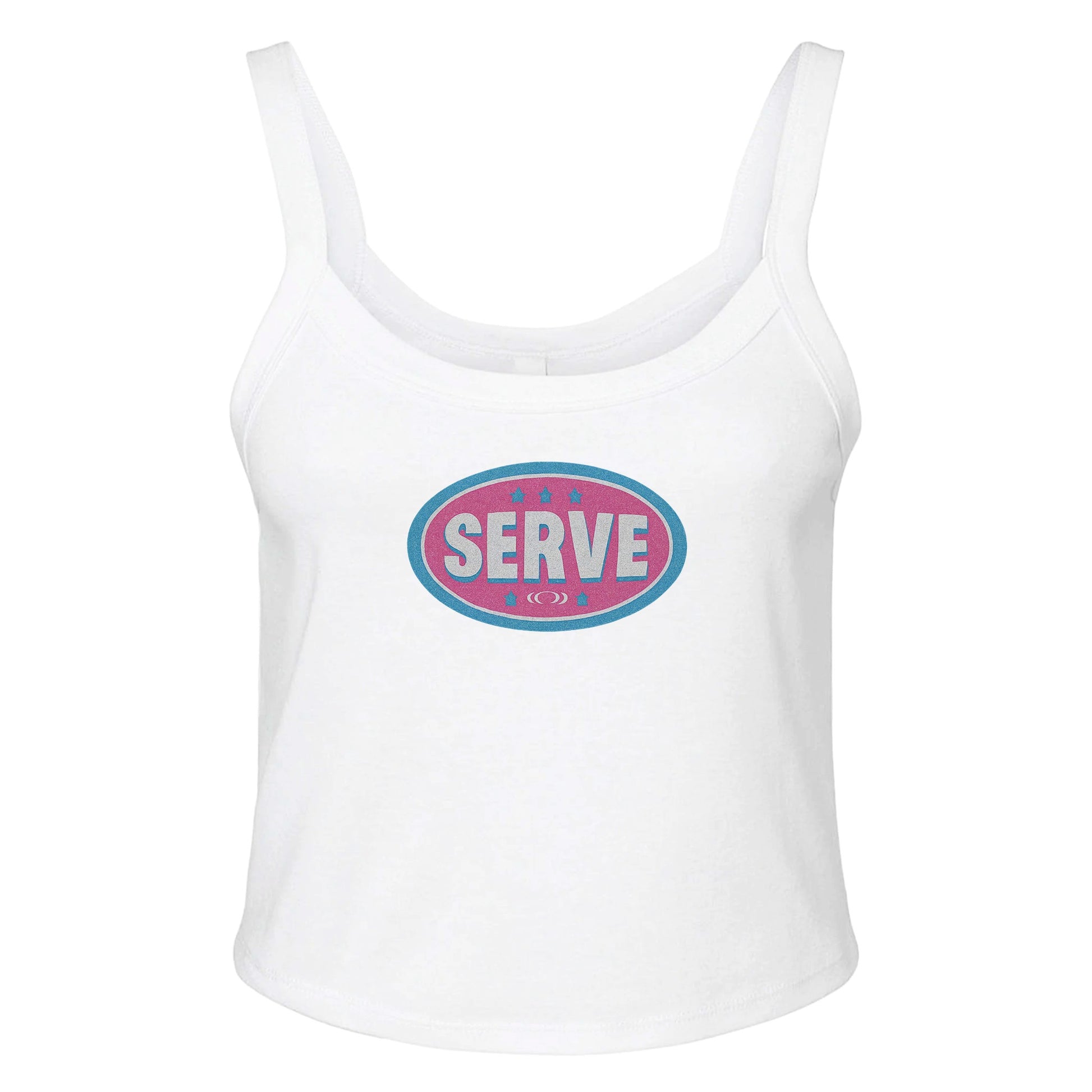 Ribbed Tank ICE / XS SERVE BADGE Baby Ribbed Tank ~ GAYSBIE PREMIUM MATERIALS