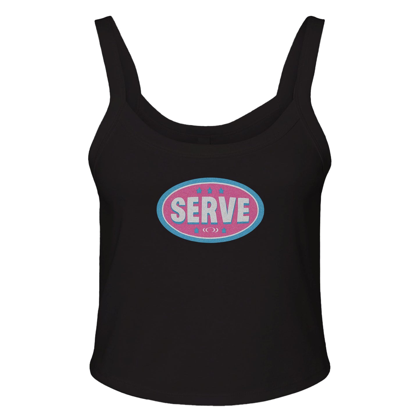 Ribbed Tank MIDNIGHT / XS SERVE BADGE Baby Ribbed Tank ~ GAYSBIE PREMIUM MATERIALS