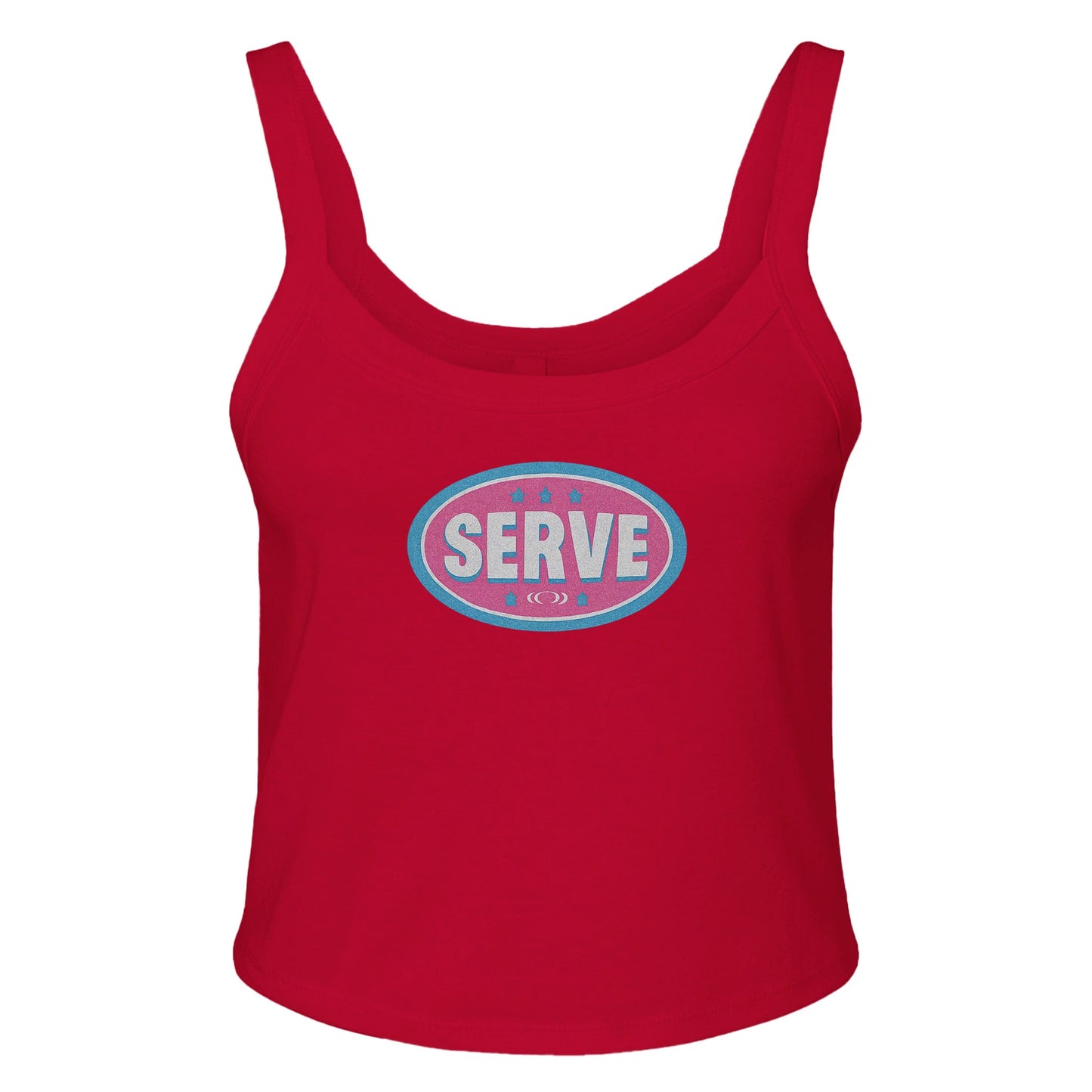 Ribbed Tank SPICY / XS SERVE BADGE Baby Ribbed Tank ~ GAYSBIE PREMIUM MATERIALS