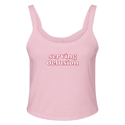 Ribbed Tank BLUSH / XS serving delusion - Baby Ribbed Tank ~ GAYSBIE PREMIUM MATERIALS
