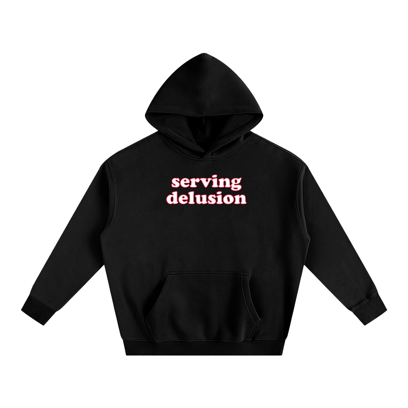 Premium Hood MIDNIGHT / S serving delusion Heavy Fleece Hoodie ~ GAYSBIE PREMIUM MATERIALS