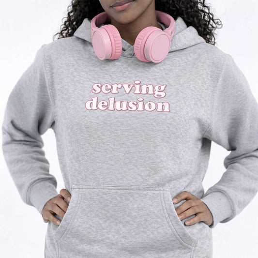 Premium Hood serving delusion Heavy Fleece Hoodie ~ GAYSBIE PREMIUM MATERIALS
