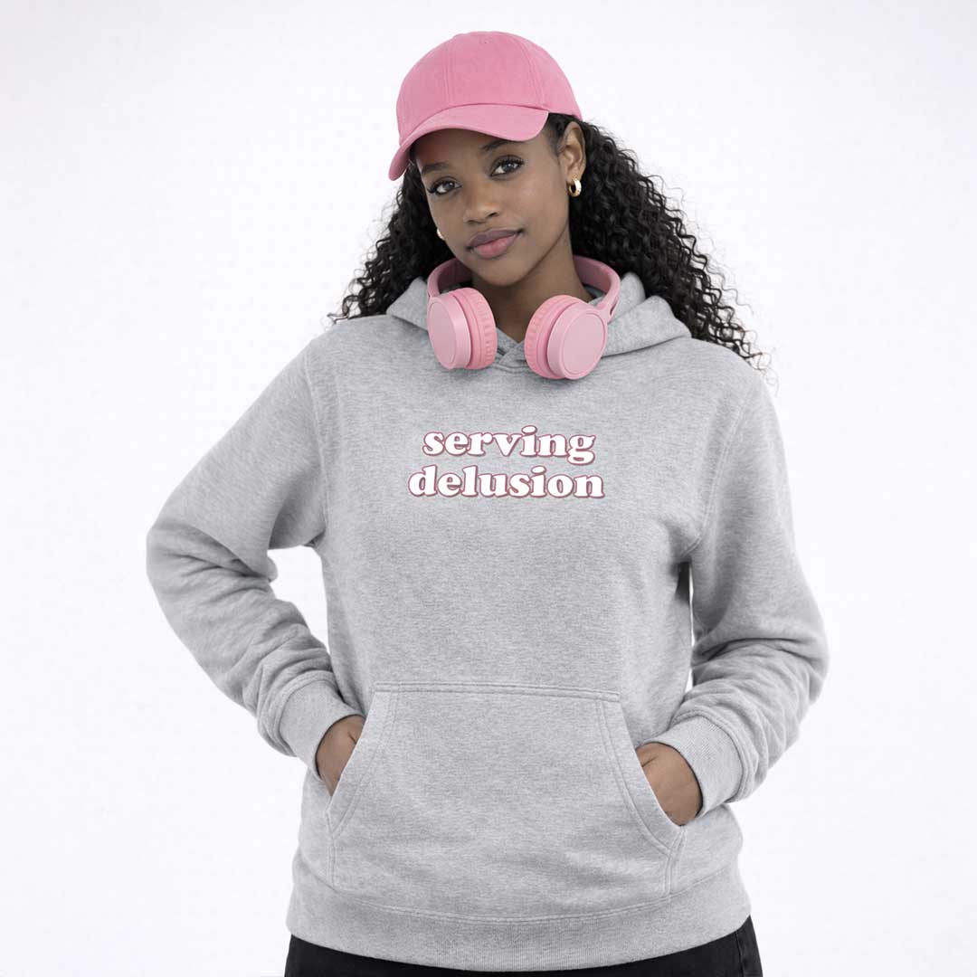 Premium Hood serving delusion Heavy Fleece Hoodie ~ GAYSBIE PREMIUM MATERIALS