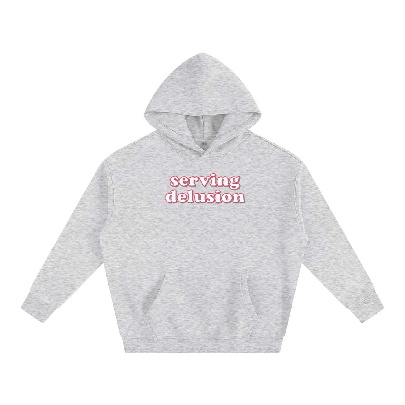 Premium Hood STONE / S serving delusion Heavy Fleece Hoodie ~ GAYSBIE PREMIUM MATERIALS