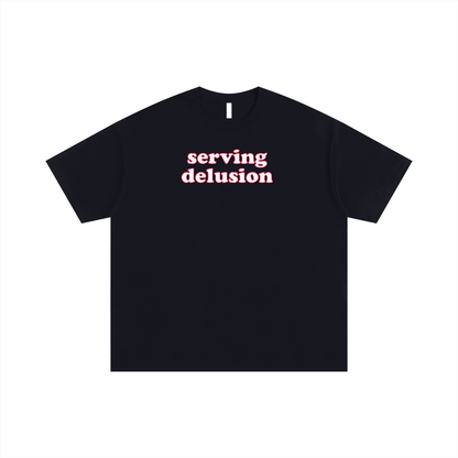 Oversize Tee MIDNIGHT / S serving delusion Oversize Signature Tee ~ GAYSBIE PREMIUM MATERIALS