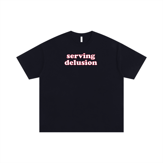 Oversize Tee MIDNIGHT / S serving delusion Oversize Signature Tee ~ GAYSBIE PREMIUM MATERIALS