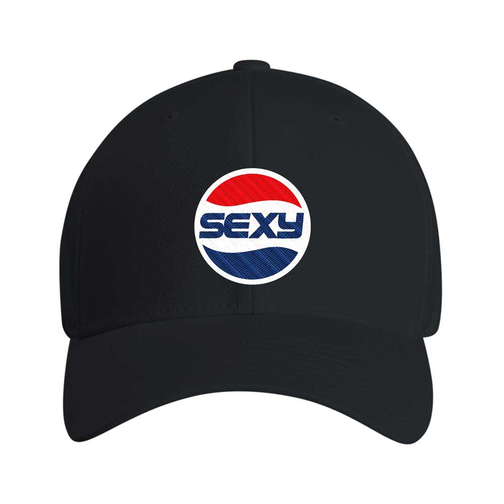 Caps MIDNIGHT / L-XL Sexy Pepsi Embroidered Cap ~ GAYSBIE PREMIUM MATERIALS
