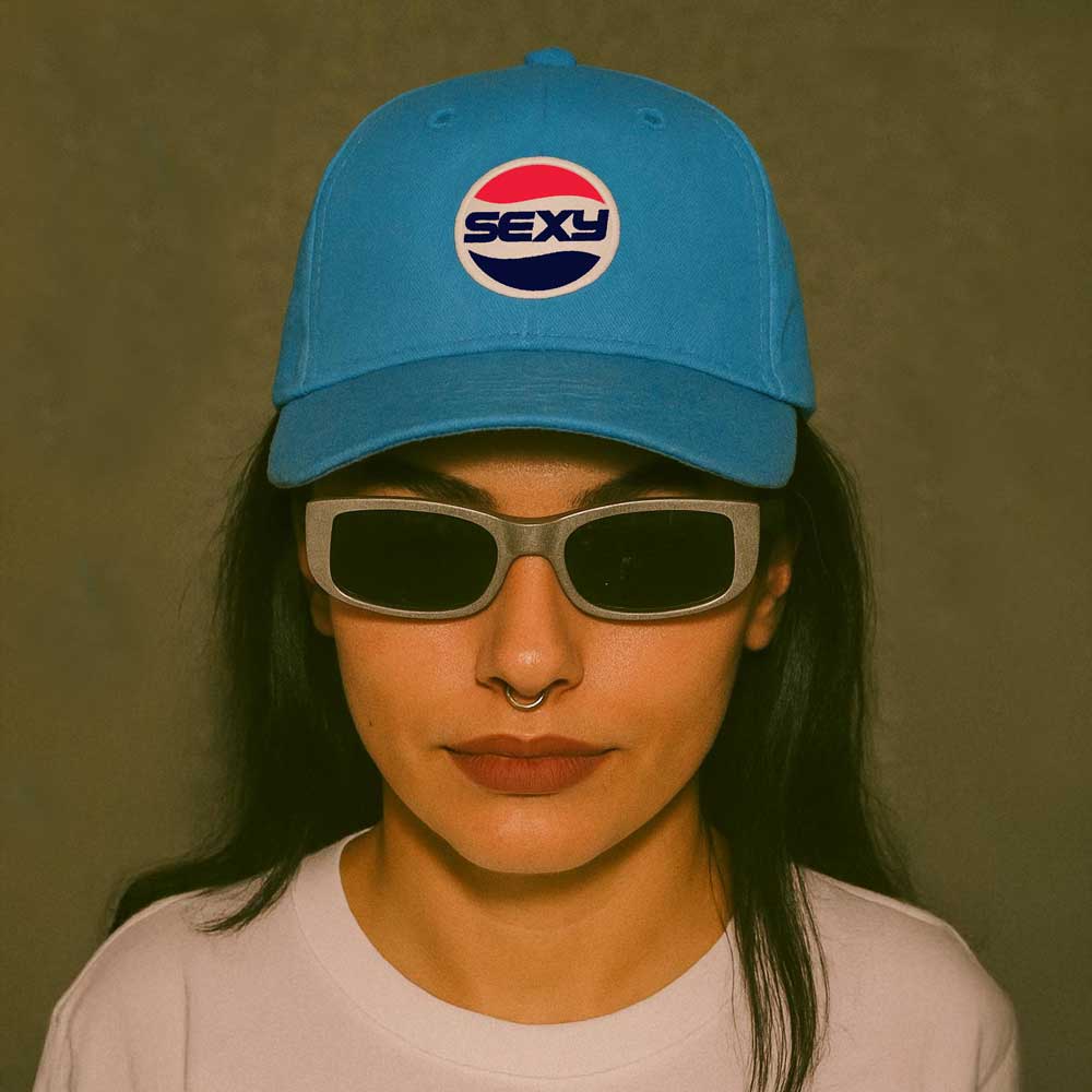 Caps Sexy Pepsi Embroidered Cap ~ GAYSBIE PREMIUM MATERIALS