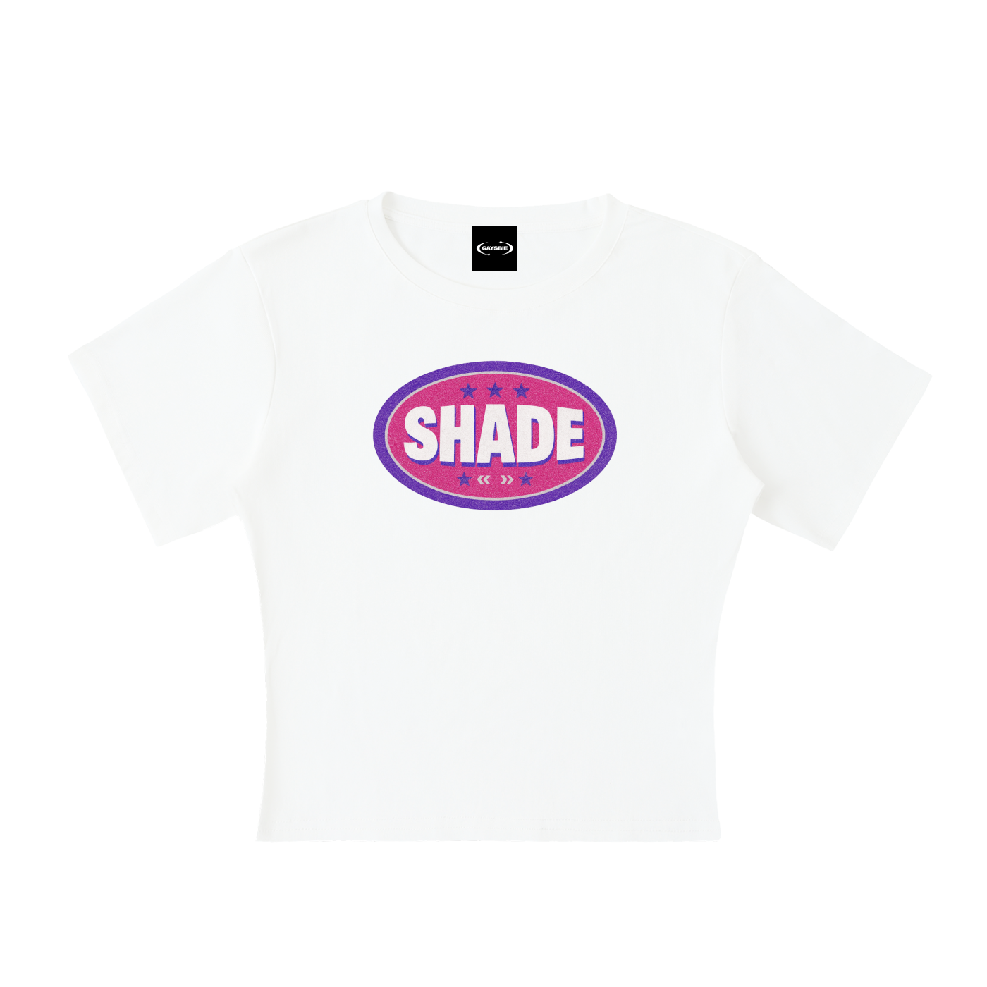 Baby Tee ICE / S SHADE BADGE Baby Tee ~ GAYSBIE PREMIUM MATERIALS
