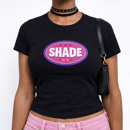 Baby Tee SHADE BADGE Baby Tee ~ GAYSBIE PREMIUM MATERIALS