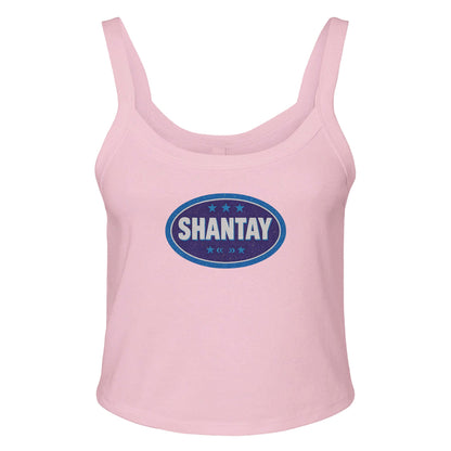Ribbed Tank BLUSH / XS SHANTAY BADGE Baby Ribbed Tank ~ GAYSBIE PREMIUM MATERIALS