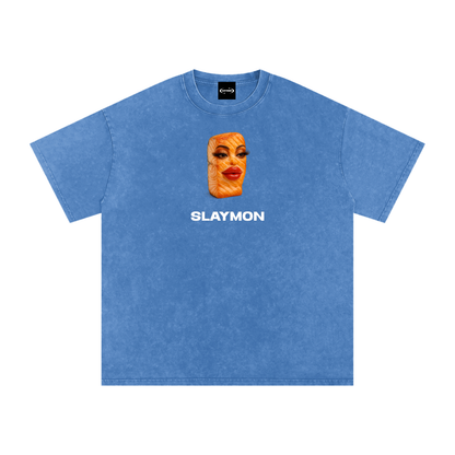Oversize Tee SKY / S SLAYMON Premium Oversized Tee ~ GAYSBIE PREMIUM MATERIALS