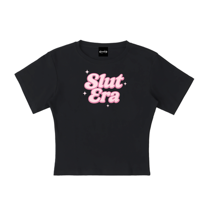 Baby Tee Black / S Slut Era Baby Tee ~ GAYSBIE PREMIUM MATERIALS
